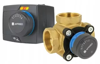 Afriso 3-CESTNÝ zmiešací ventil arv 386 + rameno elektrického servopohonu 343